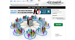 Desktop Screenshot of ezinepost.com